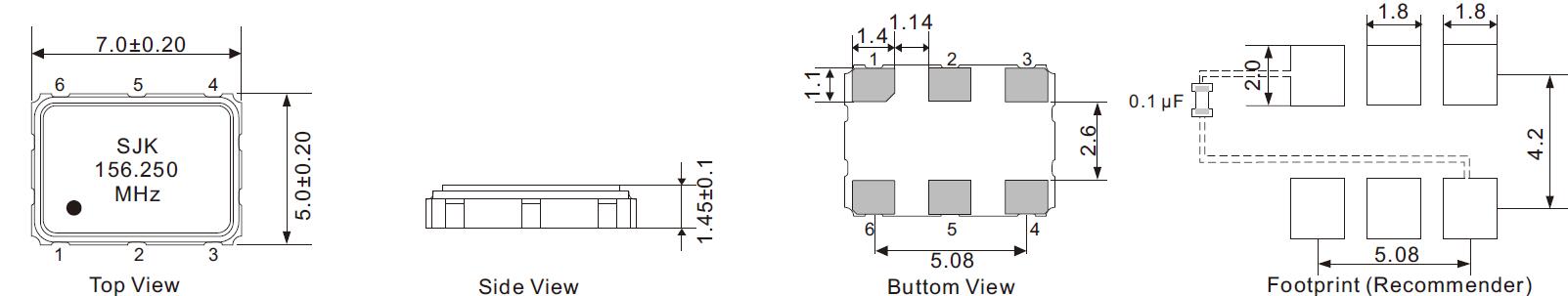 7050-LVDS-Dimensions