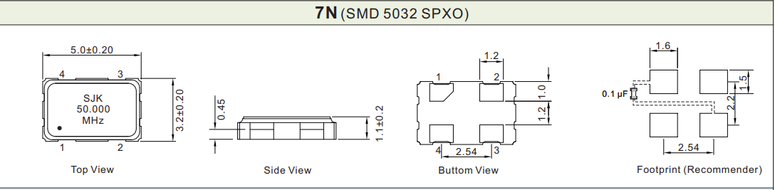 SMD7050-OSC-PCB
